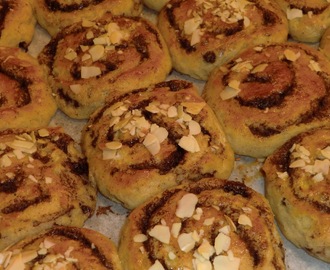 Goda naturligt glutenfria kanelbullar - kanske att bli lycklig av