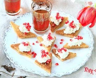 Pepparkakskryddad crostini