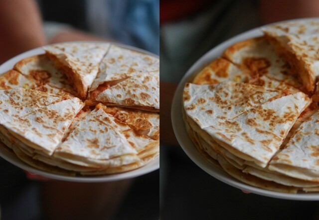 Tortilla bitar! (Quesadillas)