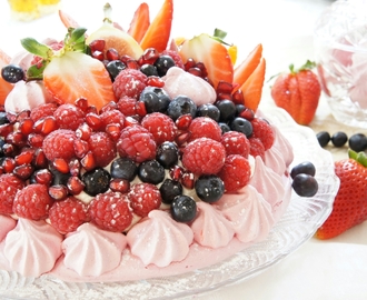 Pink Pavlova