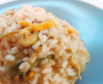 Risotto ai fiori di zucca