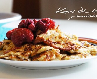 Kokos & bananpannkaka