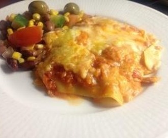 Mervis vegetariska lasagne