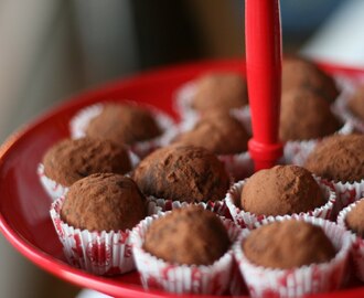 Mjölkchokladtryffel med päroncognac