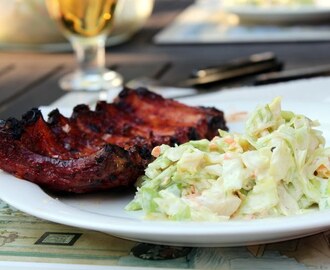 Coleslaw med rosépeppar