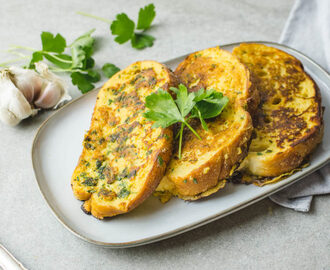 Garlic bread french toast