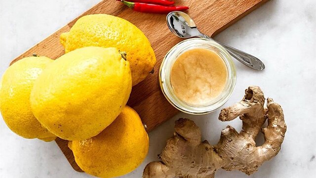 Uppfriskande ingefärsshot med citron