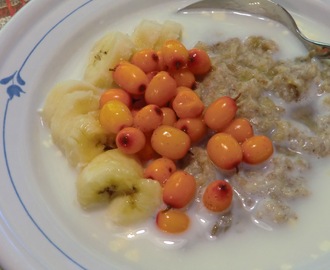 Glutenfri hälsogröt med havre, bovete, sesam och chia