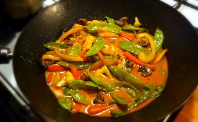 Röd panaeng curry