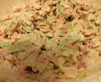 Coleslaw med lätt majonäs