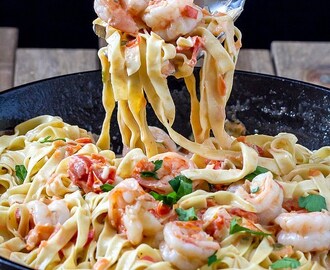 Fettuccine With Shrimp Sauce