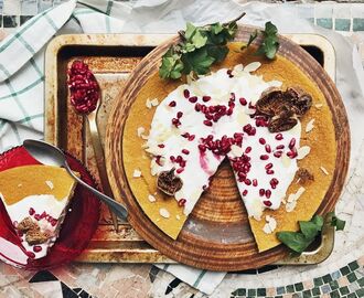 Polentakaka med saffran och fikon (gluten- och laktosfri)