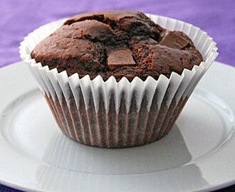 Amerikanska chokladmuffins