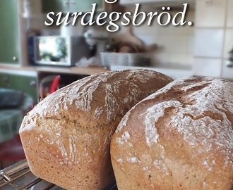 RECEPT > Formgräddat surdegsbröd