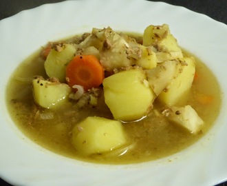 Tonfisksoppa med potatis och rotfrukter