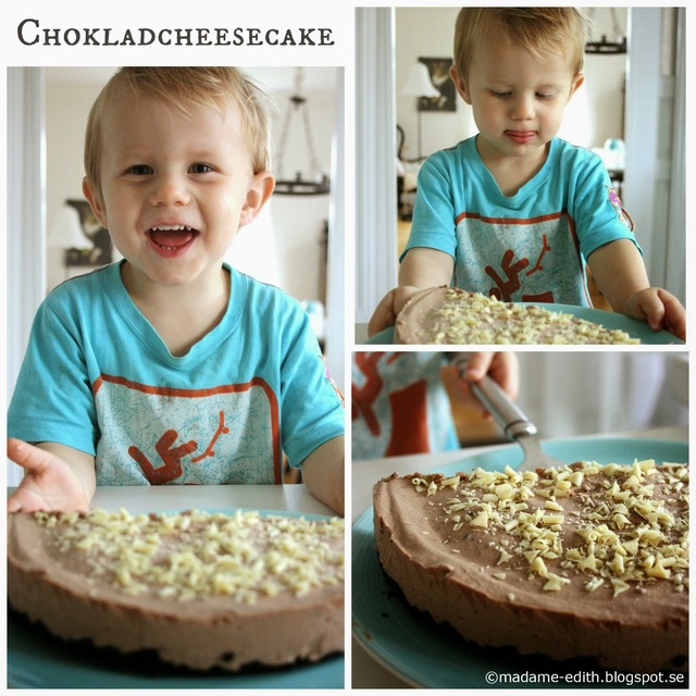 Chokladcheesecake på oreobotten