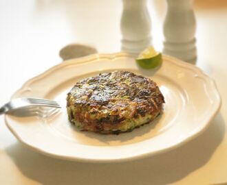 Vegan frukost - Zucchini och Potatis Hashbrown