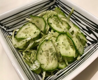 Fänkåls- och gurksallad med dill