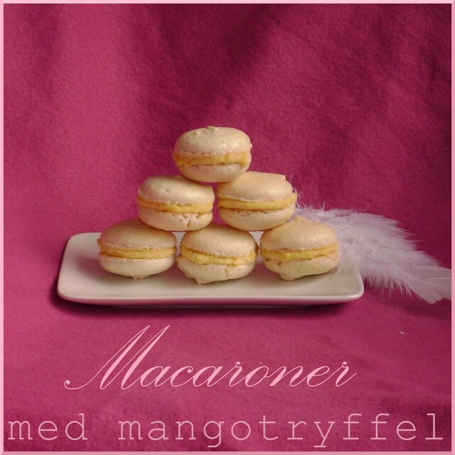 Macaroner med mangotryffel