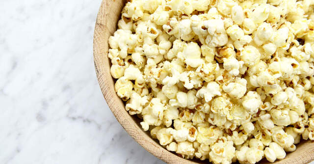 Heta popcorn med lakrits och chili