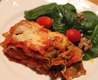 Vegetarisk lasagne