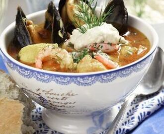 Bouillabaisse med aioli