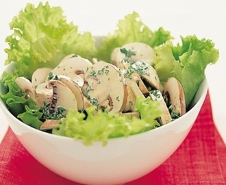 Champinjonsallad