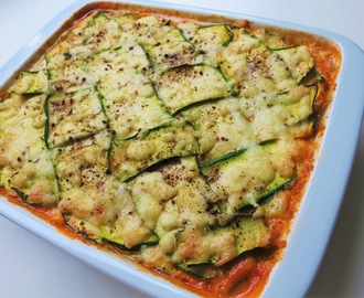 Zucchinigaller-lasagne med ricotta