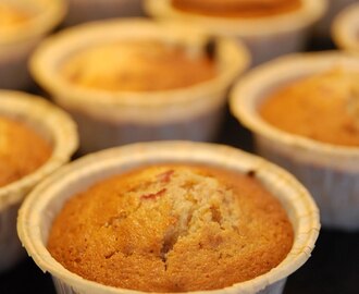 Muffins med jordgubb och pepparkaka - om barnen själva får välja