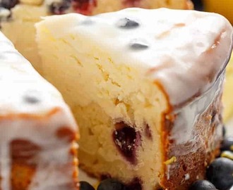 Blueberry Lemon Cheesecake Cake