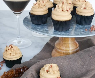 Irish coffee cupcakes