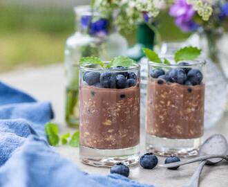 Overnight oats med choklad | Fredriks Fika