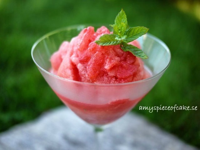 Vattenmelonslush - Watermelon slush