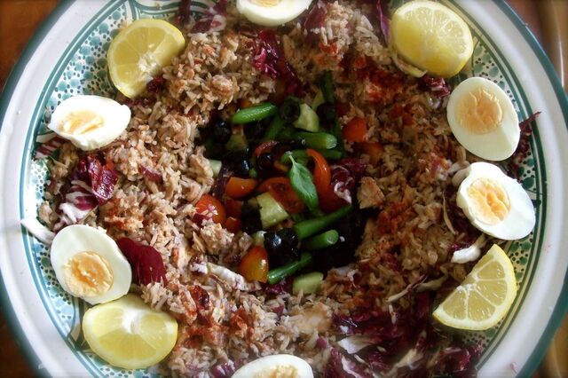 Salade Nicoise med ris