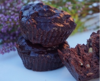 Nyttiga chokladmuffins