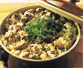Risotto med musslor