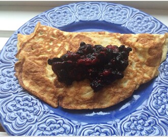 Dagens träningspass och LCHF pannkakor