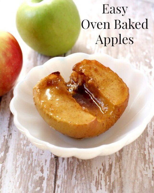 Easy Oven Baked Apple Recipe - Clever Pink Pirate | Baked apple recipes, Apple recipes, Baked apples