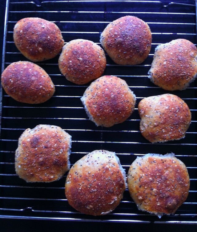 Kalljästa frukostbullar med quinoa