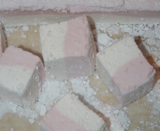 Marshmallows med hallon och vanilj!