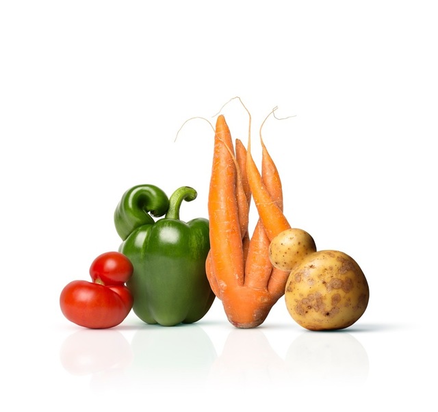 knasiga grönsaker i butik- en satsning för att minska matsvinnet