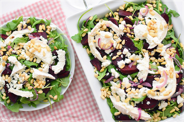 Chèvre & Beetroot Salad