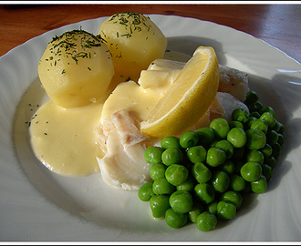 Kokt torsk med äggsås (på mitt vis)