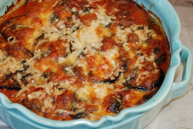 Auberginegratäng med italienska smaker