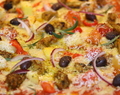 Glutenfri vegetarisk pizza