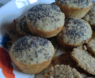 Glutenfria bananmuffins med durramjöl