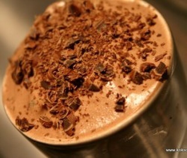 Mimmis chokladmousse med mörkt rippel