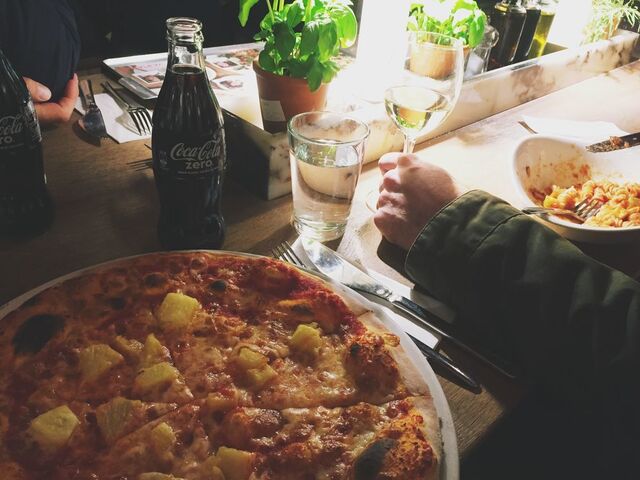 Vapiano pizza.