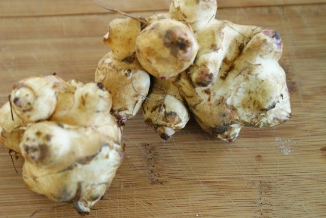 Vegetarisk vecka: Gratäng på potatis,jordärtsskocka, maskrosrot och trattkantareller.