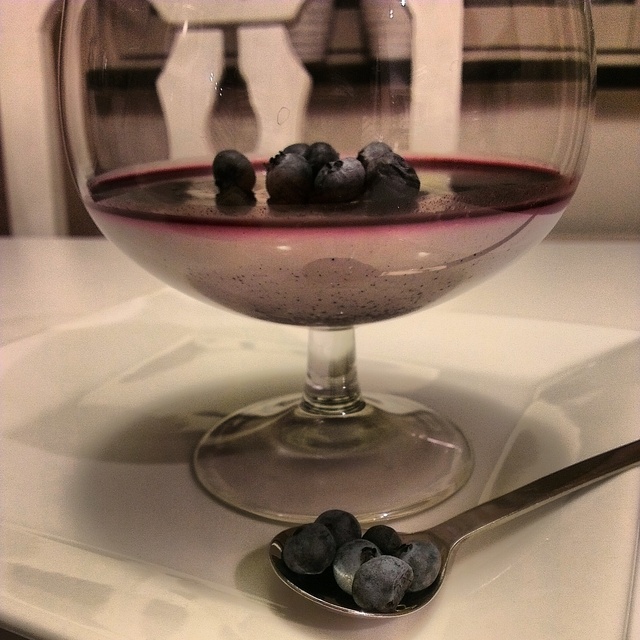 BlåbärsPannacotta